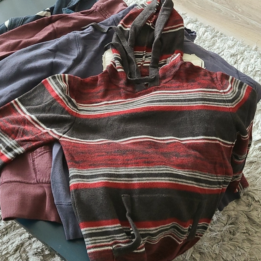 4 hoodies